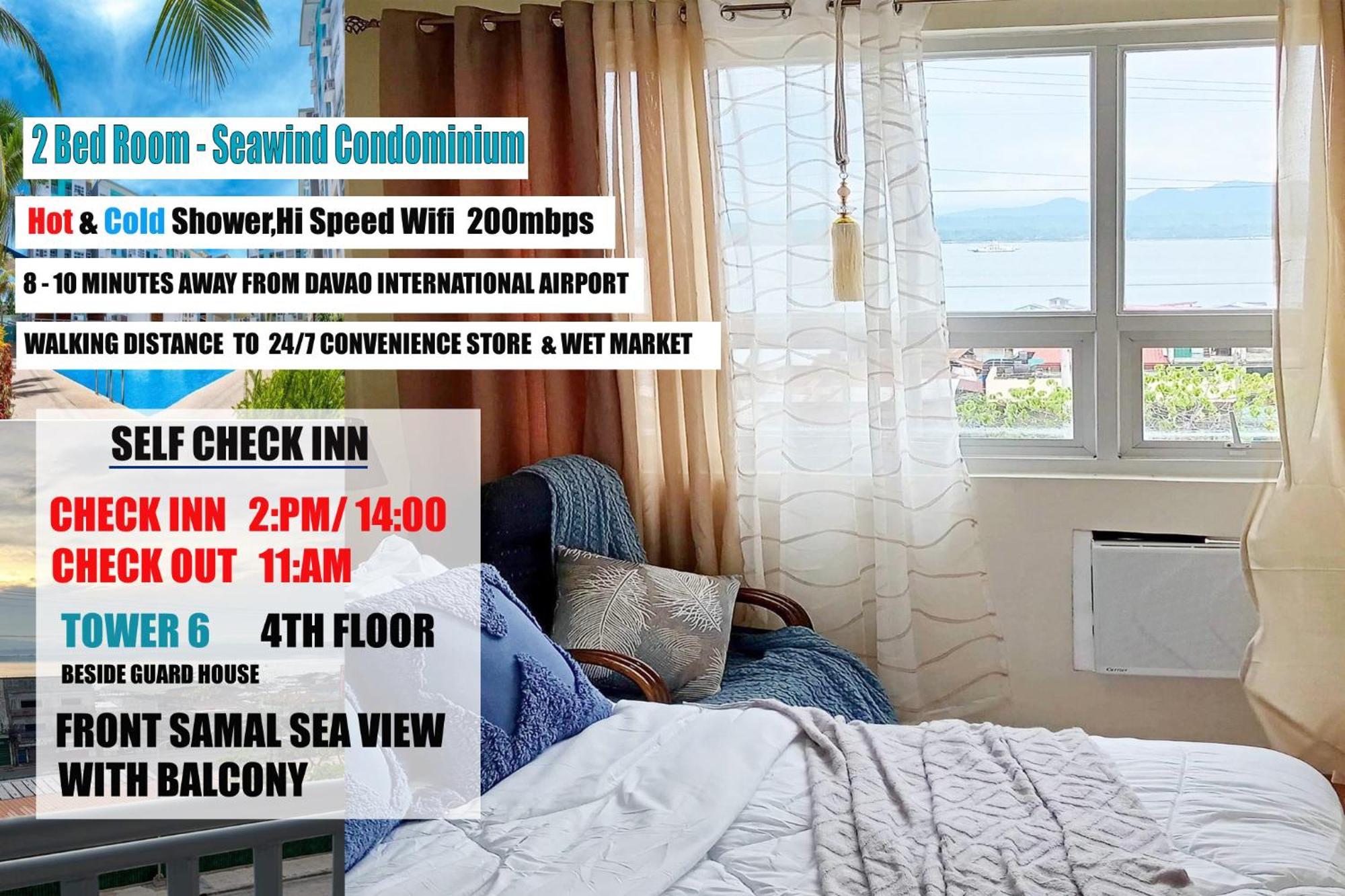 4Th Floor - Sea View Of Seawind Condominium Davao Exterior foto